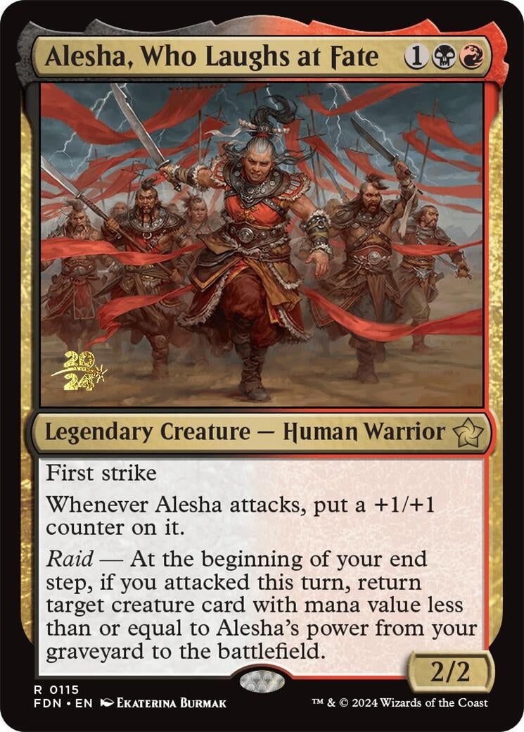 Image for Alesha, Who Laughs at Fate (115) - Magic: The Gathering
