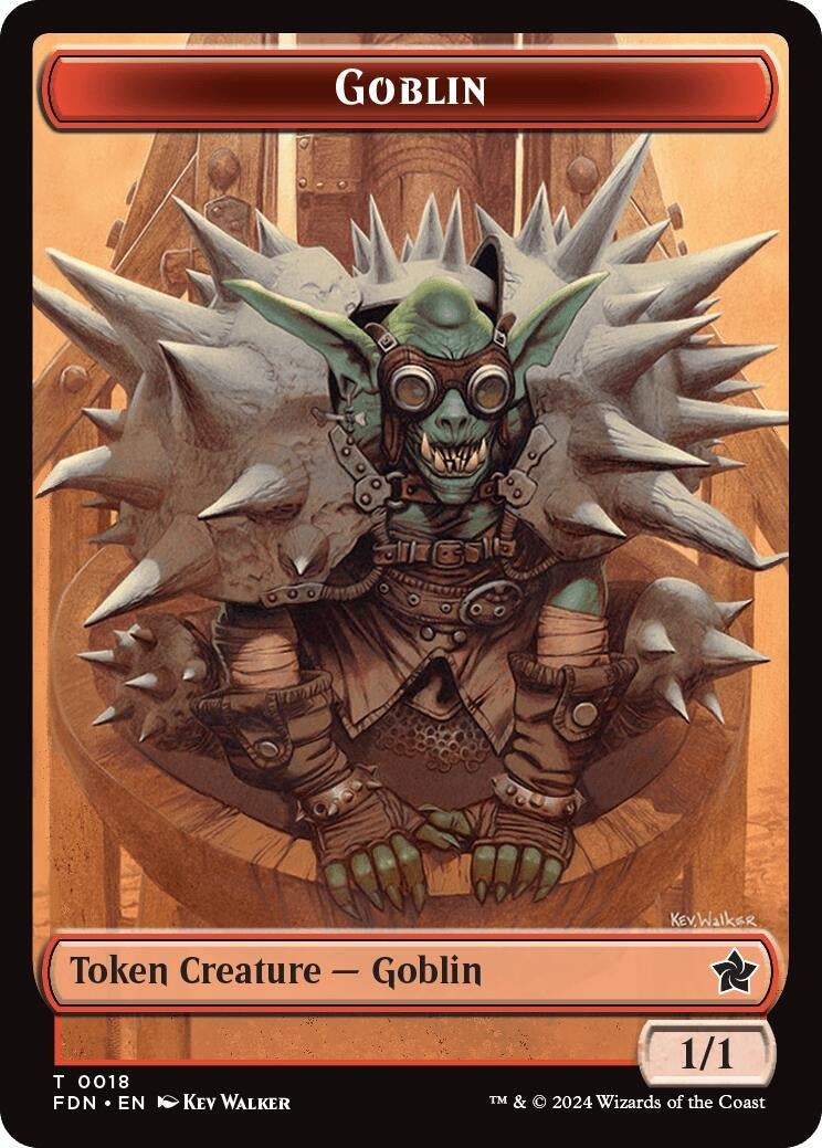 Image for Goblin // Insect Doubled-Sided Token (18 // 21) - Magic: The Gathering