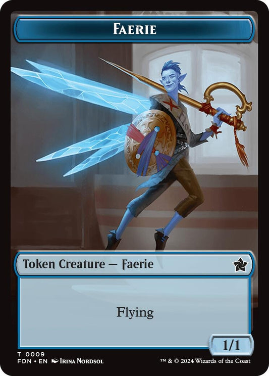 Image for Faerie // Fish Doubled-Sided Token (9 // 10) - Magic: The Gathering