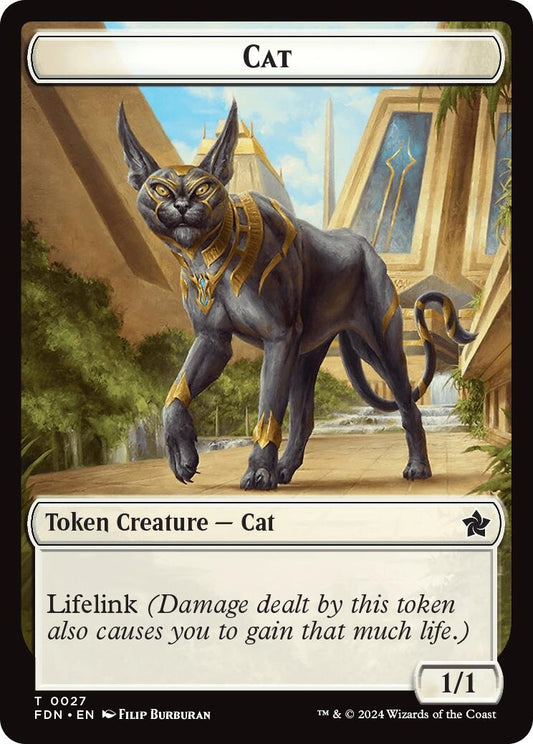 Image for Cat (0027) // Phyrexian Goblin Double-Sided Token (27 // 31) - Magic: The Gathering