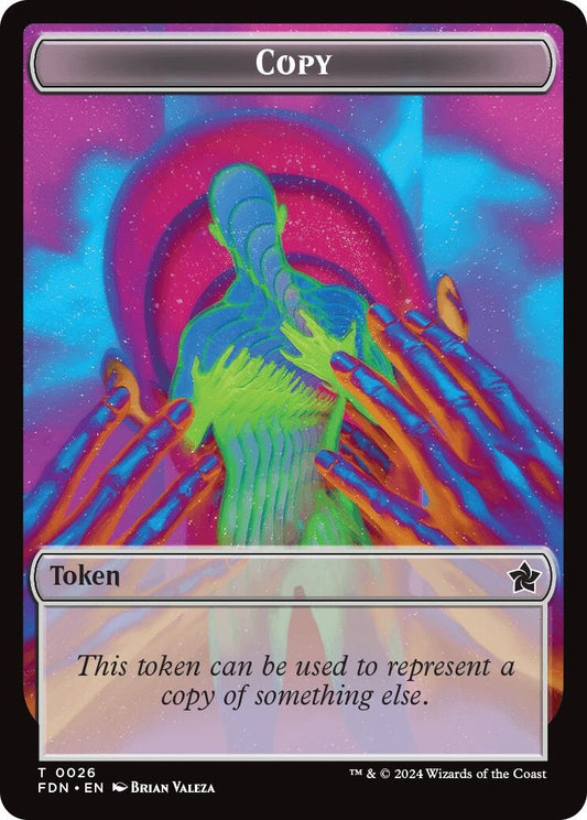 Image for Copy // Human Double-Sided Token (26 // 3) - Magic: The Gathering