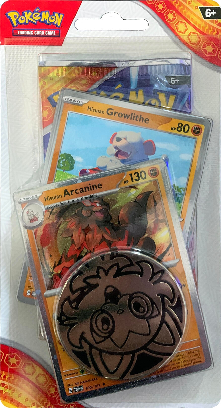 Image for Surging Sparks Single Pack Blister [Hisuian Arcanine] - Pokemon