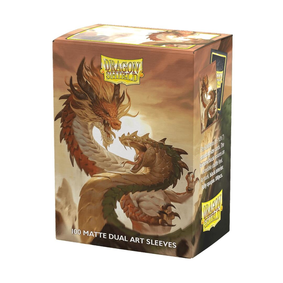 Image for Dragon Shield Dual Matte: Standard Art Sleeves - Wood Snake 2025 (100-Pack) - Card Sleeves