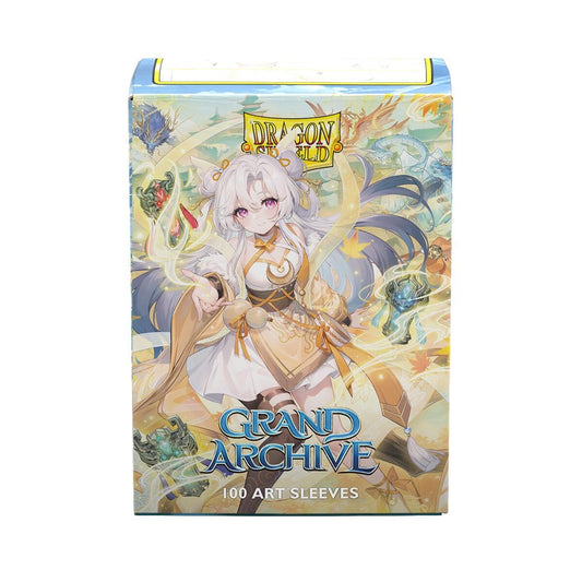 Image for Dragon Shield Grand Archive Matte Art - Guo Jia, Heaven’s Favored (100-Pack) - Card Sleeves