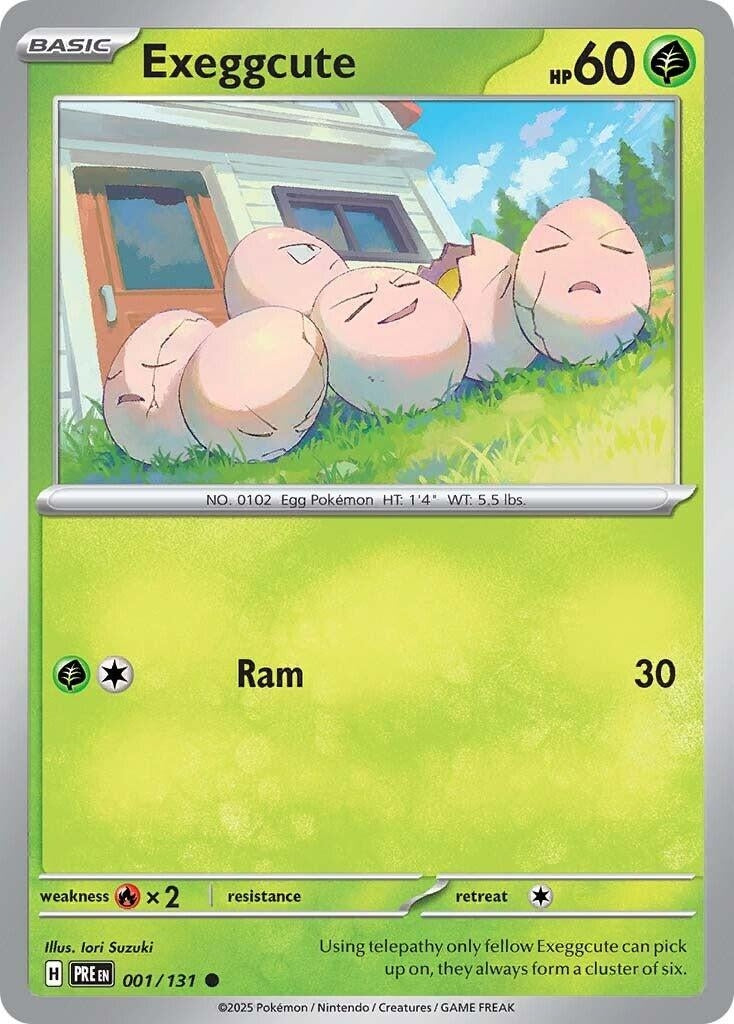 Image for Exeggcute (001/131) - Pokemon