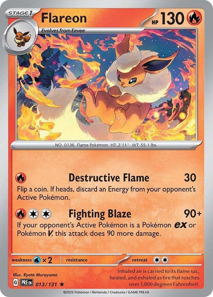 Image for Flareon (013/131) - Pokemon
