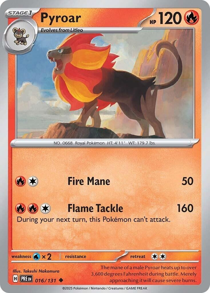 Image for Pyroar (016/131) - Pokemon