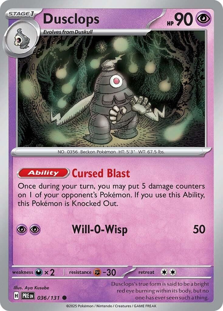 Image for Dusclops (036/131) - Pokemon