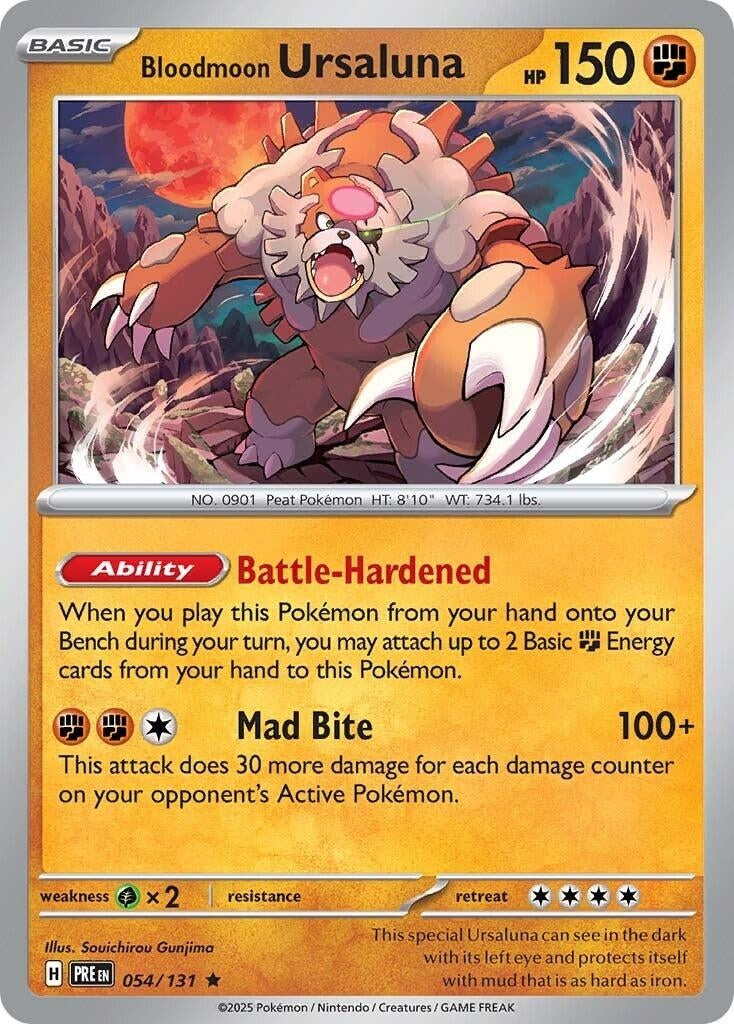 Image for Bloodmoon Ursaluna (054/131) - Pokemon