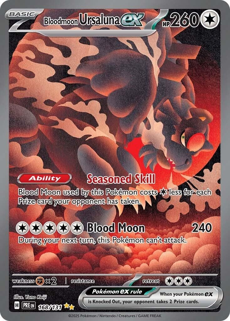 Image for Bloodmoon Ursaluna ex (168/131) - Pokemon