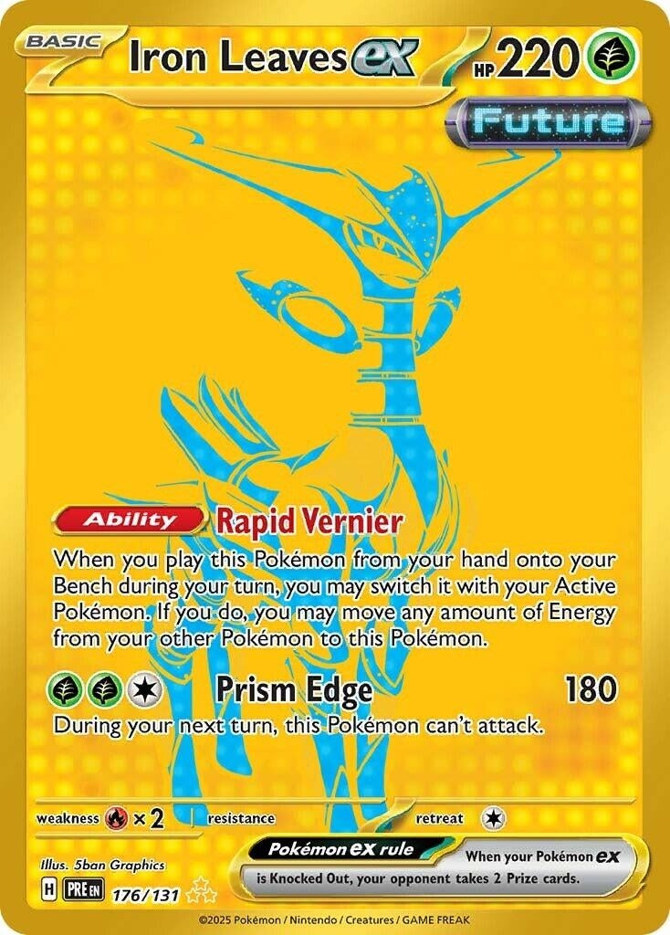 Image for Iron Leaves ex (176/131) - Pokemon