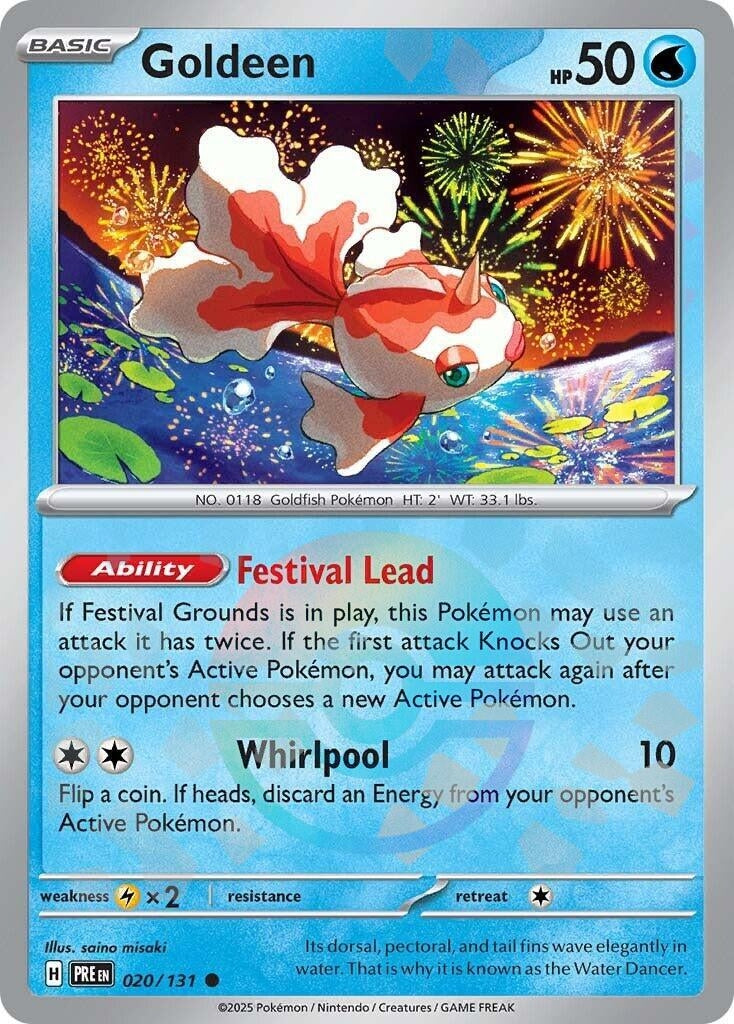 Image for Goldeen (Poke Ball Pattern) (020/131) - Pokemon
