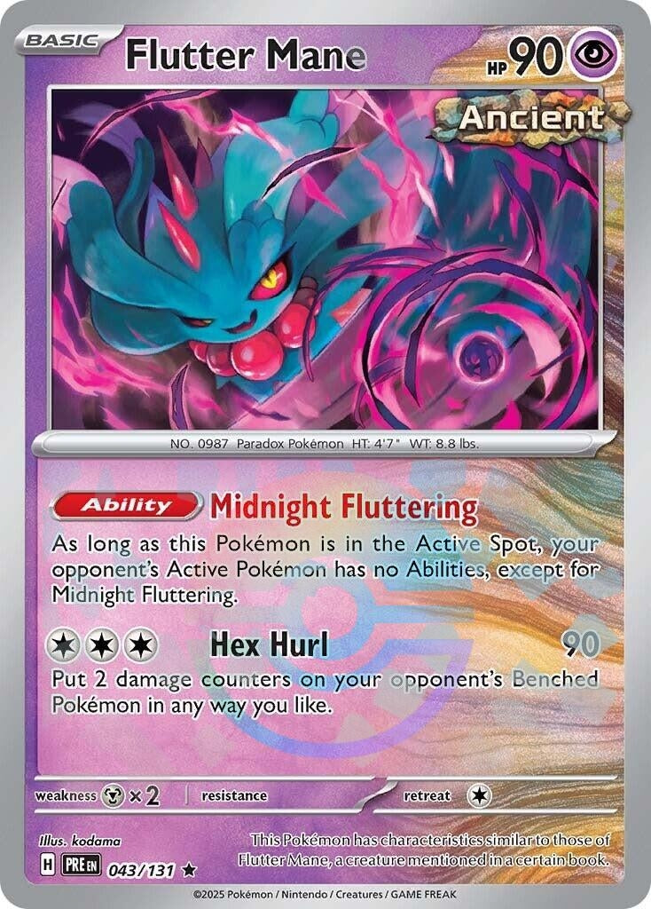 Image for Flutter Mane (Poke Ball Pattern) (043/131) - Pokemon