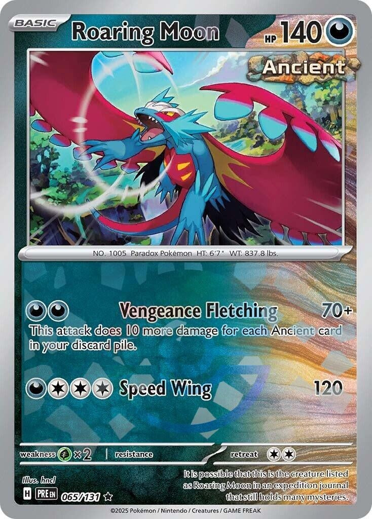 Image for Roaring Moon (Poke Ball Pattern) (065/131) - Pokemon