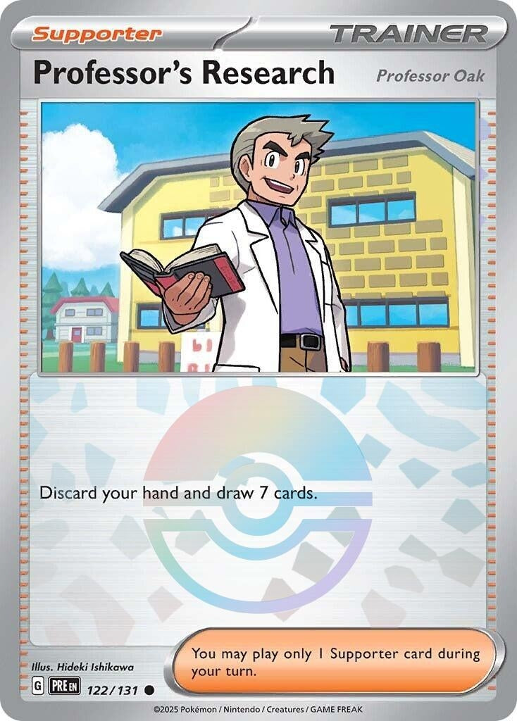Image for Professor's Research [Professor Oak] (Poke Ball Pattern) (122/131) - Pokemon