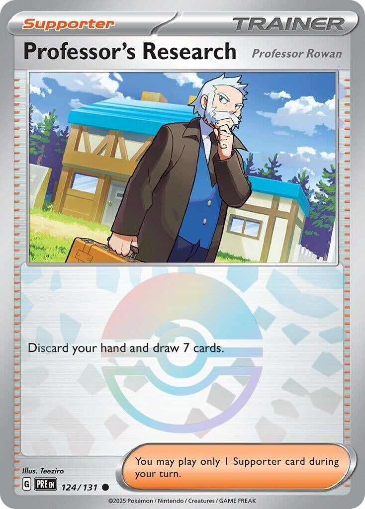 Image for Professor's Research [Professor Rowan] (Poke Ball Pattern) (124/131) - Pokemon