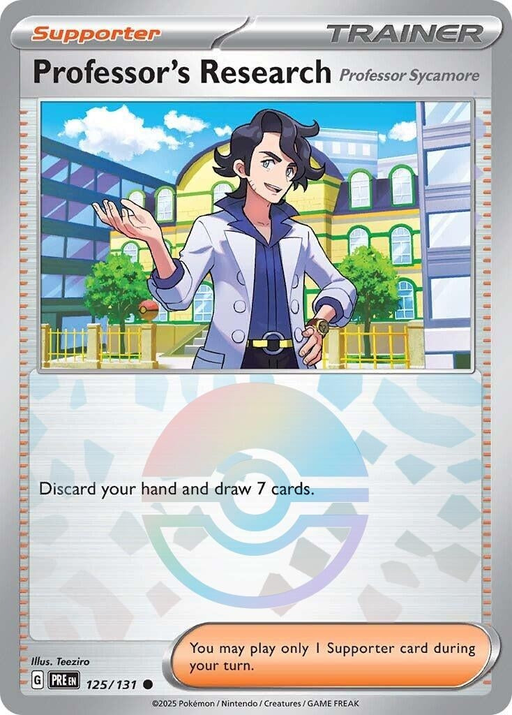 Image for Professor's Research [Professor Sycamore] (Poke Ball Pattern) (125/131) - Pokemon