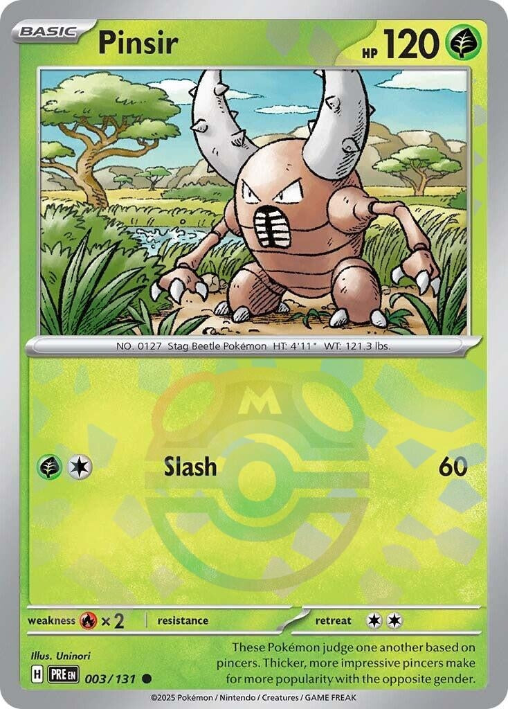 Image for Pinsir (Master Ball Pattern) (003/131) - Pokemon