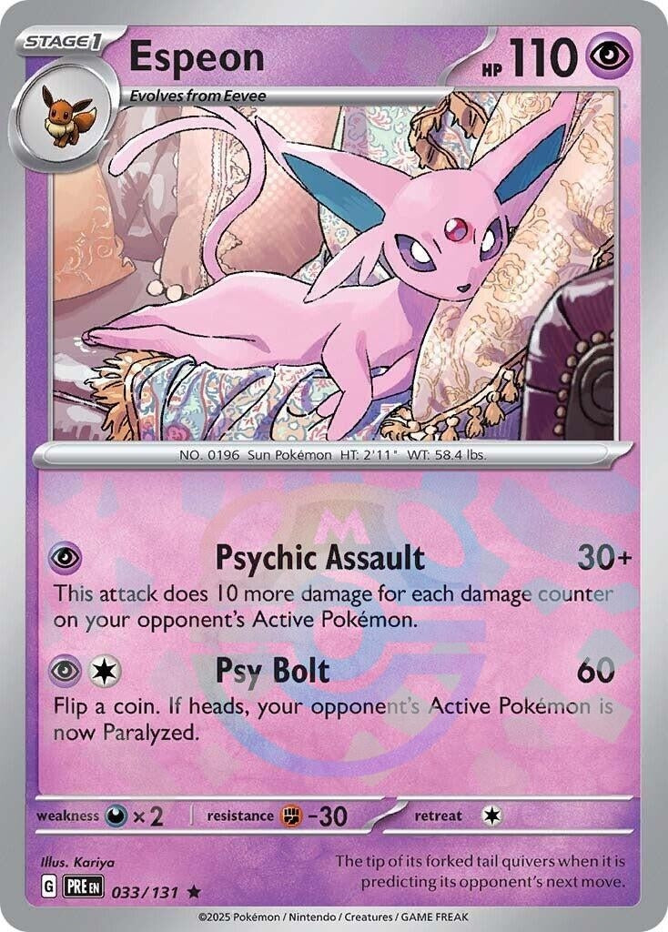 Image for Espeon (Master Ball Pattern) (033/131) - Pokemon