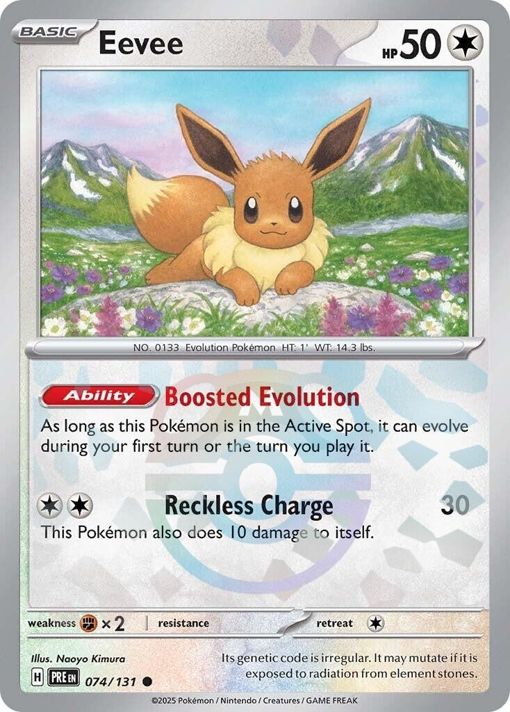 Image for Eevee (Master Ball Pattern) (074/131) - Pokemon