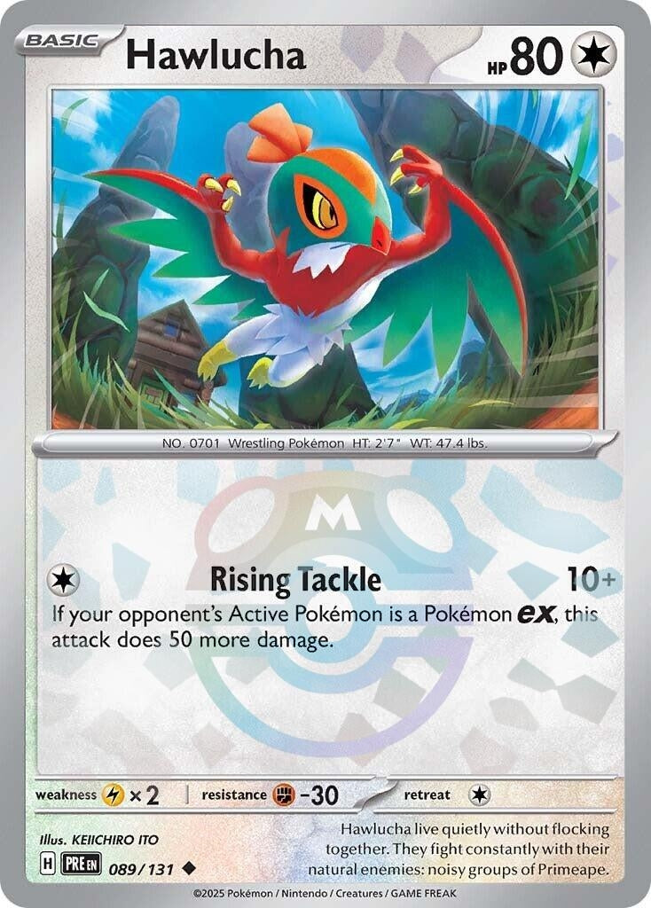 Image for Hawlucha (Master Ball Pattern) (089/131) - Pokemon