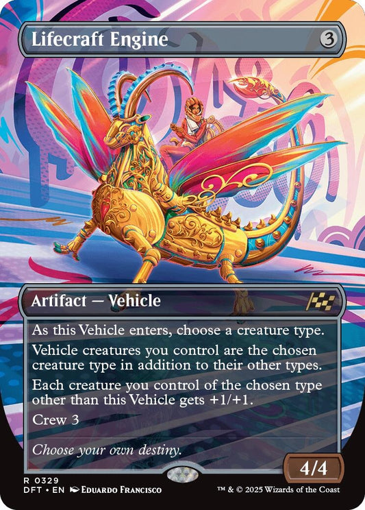 Image for Lifecraft Engine (Borderless) (329) - Magic: The Gathering