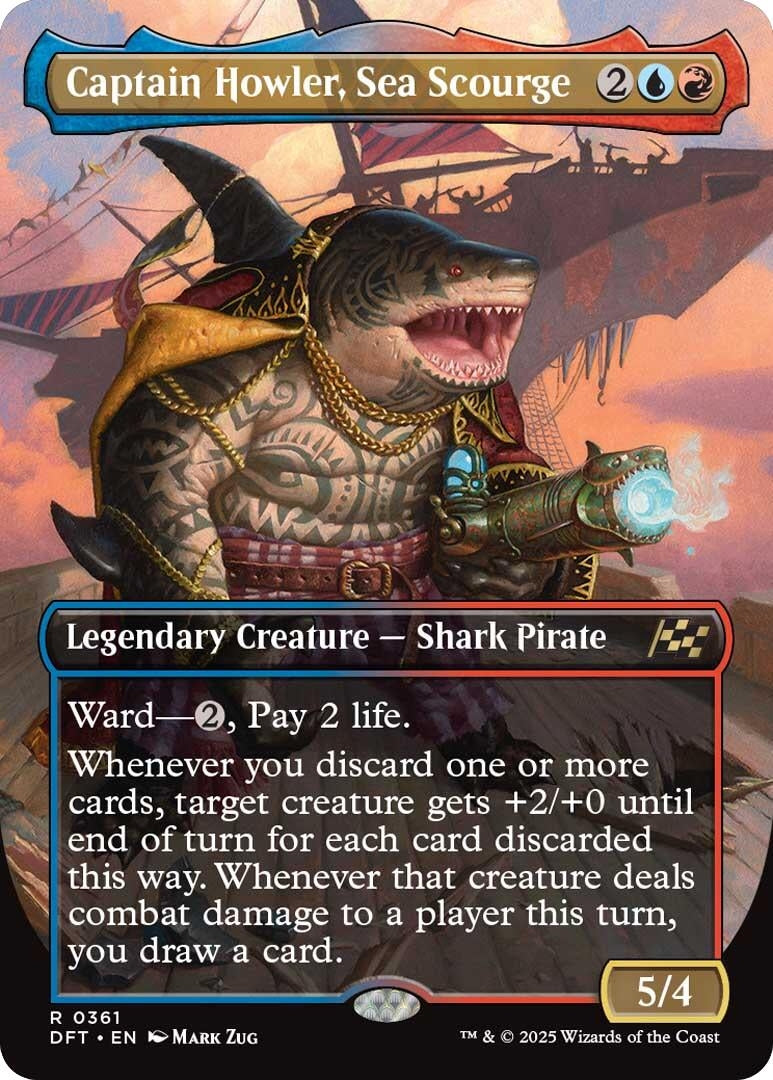 Image for Captain Howler, Sea Scourge (Borderless) (361) [DFT]