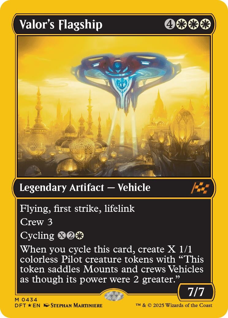 Image for Valor's Flagship (First-Place Foil) (434) [DFT]