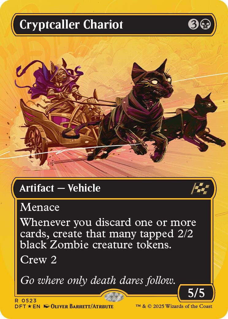 Image for Cryptcaller Chariot (Borderless) (First-Place Foil) (523) [DFT]