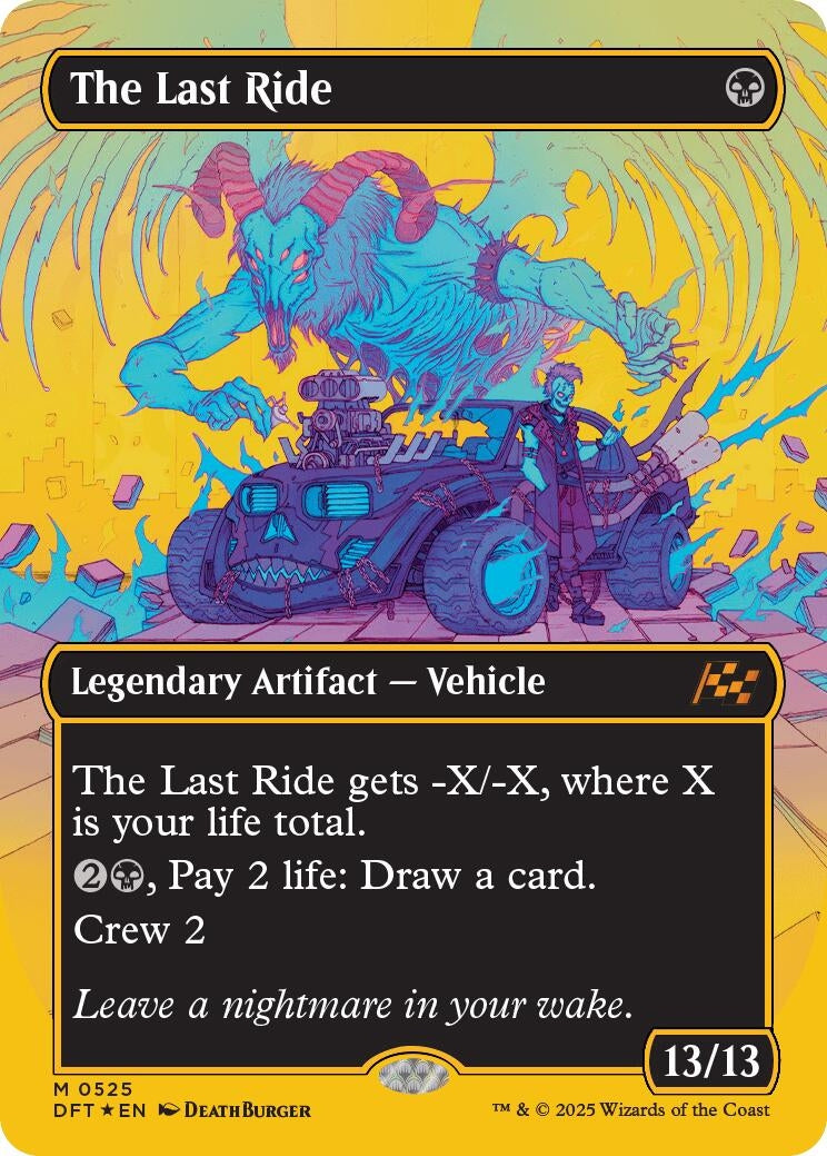 Image for The Last Ride (Borderless) (First-Place Foil) (525) [DFT]