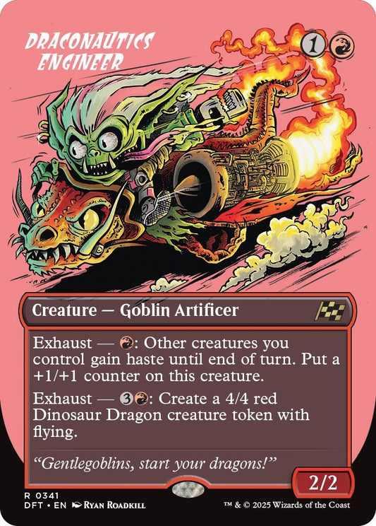 Image for Draconautics Engineer (Borderless) (341) - Magic: The Gathering
