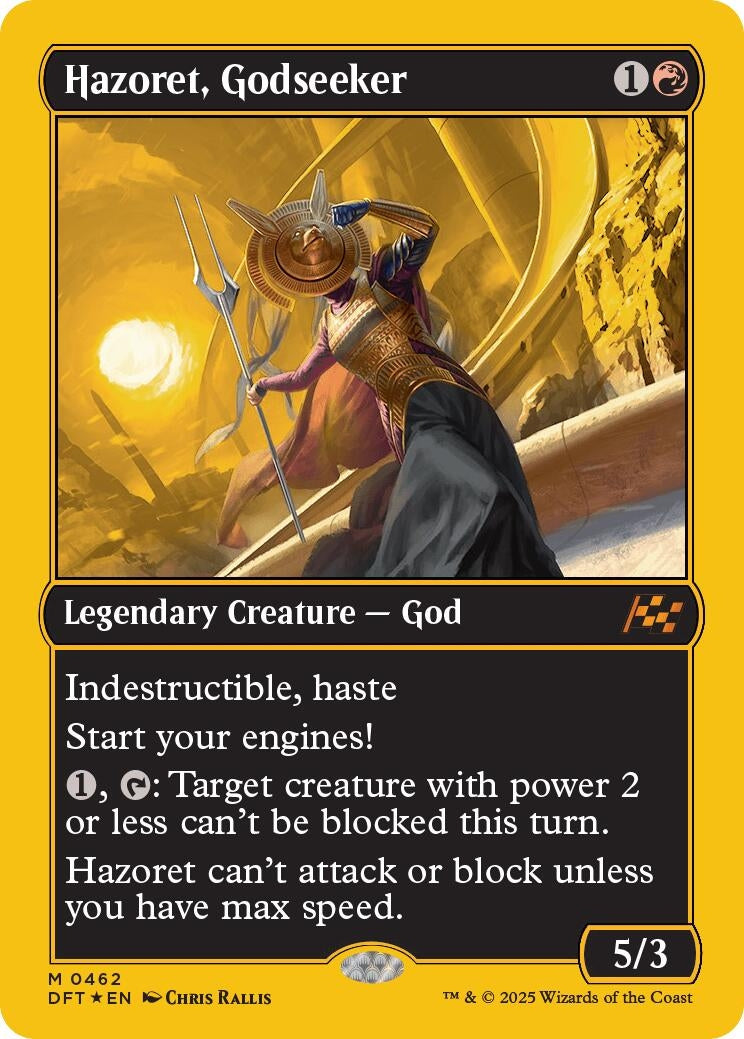 Image for Hazoret, Godseeker (First-Place Foil) (462) [DFT]