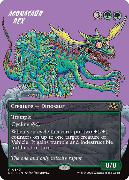 Image for Agonasaur Rex (Borderless) (343) - Magic: The Gathering