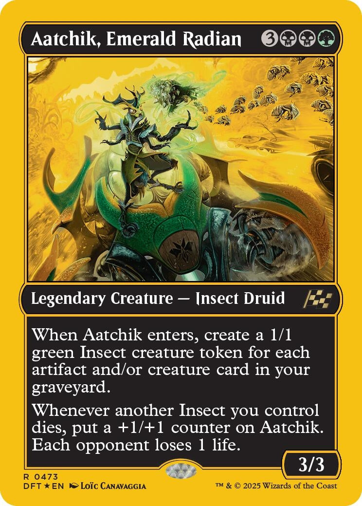 Image for Aatchik, Emerald Radian (First-Place Foil) (473) [Aetherdrift]