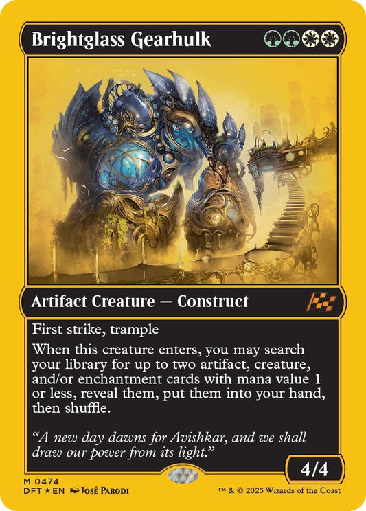 Image for Brightglass Gearhulk (First-Place Foil) (474) [DFT]