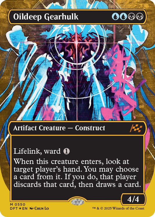 Image for Oildeep Gearhulk (Borderless) (First-Place Foil) (550) [DFT]