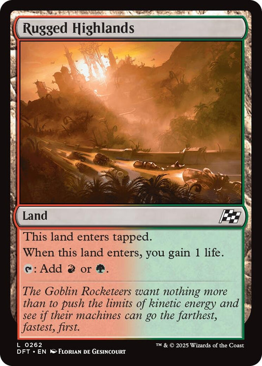 Image for Rugged highlands (262) - Magic: The Gathering