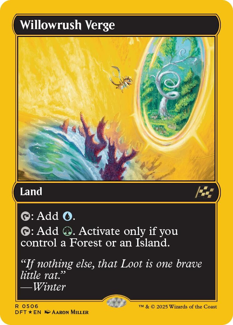 Image for Willowrush Verge (First-Place Foil) (506) [DFT]