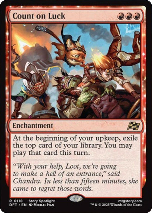 Image for Count on Luck (118) - Magic: The Gathering