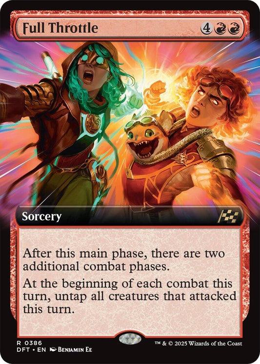 Image for Full Throttle (Extended Art) (386) - Magic: The Gathering