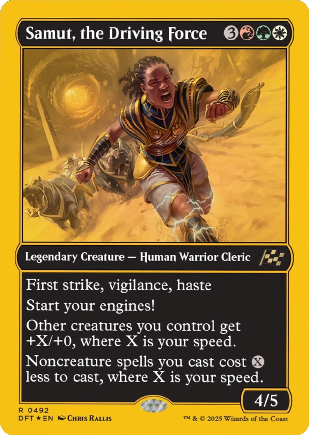 Image for Samut, the Driving Force (First-Place Foil) (492) [DFT]