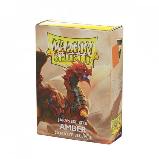 Image for Dragon Shield Japanese Matte Sleeves - Amber (60-Pack) - Card Sleeves