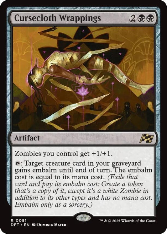 Image for Cursecloth Wrappings (81) - Magic: The Gathering