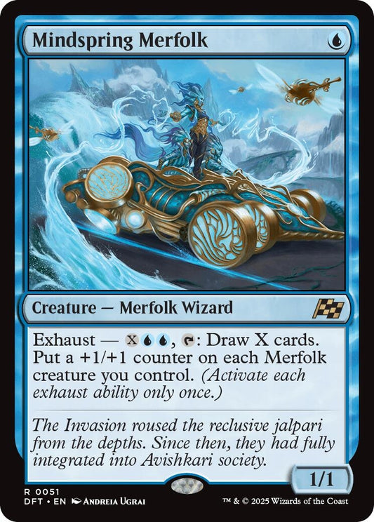 Image for Mindspring Merfolk (51) - Magic: The Gathering