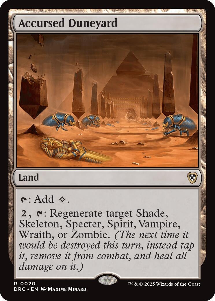 Image for Accursed Duneyard (20) - Magic: The Gathering