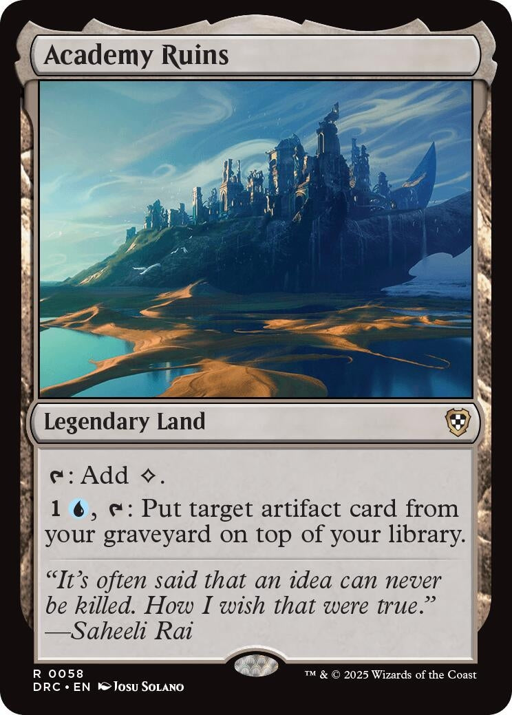 Image for Academy Ruins (58) - Magic: The Gathering