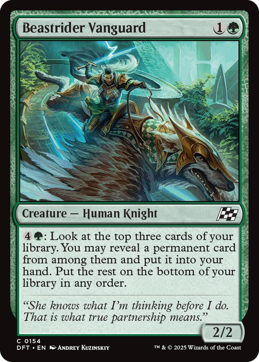 Image for Beastrider Vanguard (154) - Magic: The Gathering