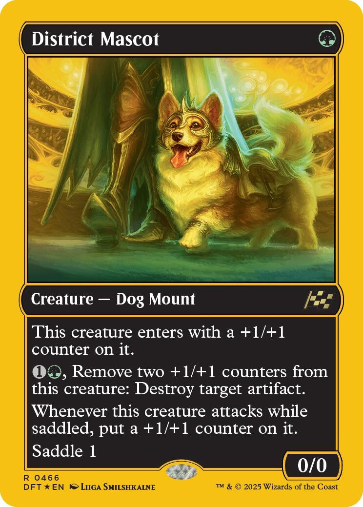 Image for District Mascot (First-Place Foil) (466) [DFT]