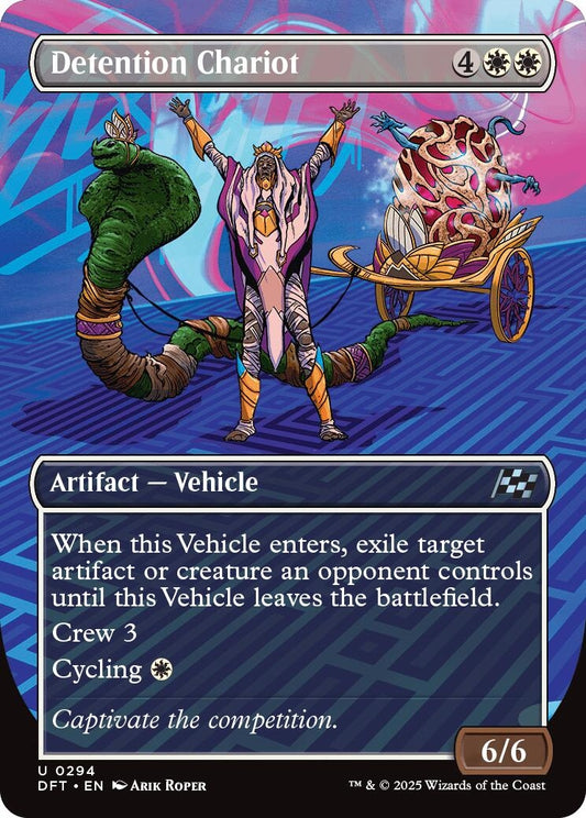 Image for Detention Chariot (Borderless) (294) - Magic: The Gathering