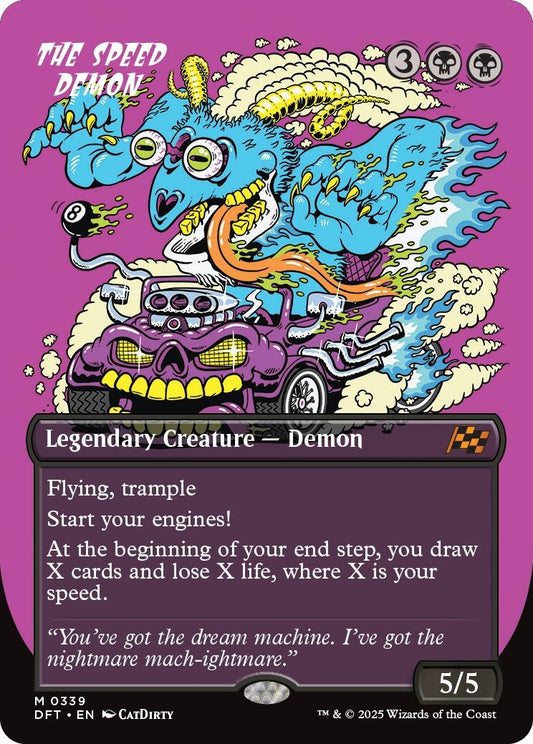 Image for The Speed Demon (Borderless) (339) - Magic: The Gathering